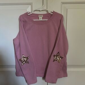 Jcrew girls sweatshirt w sequin detail